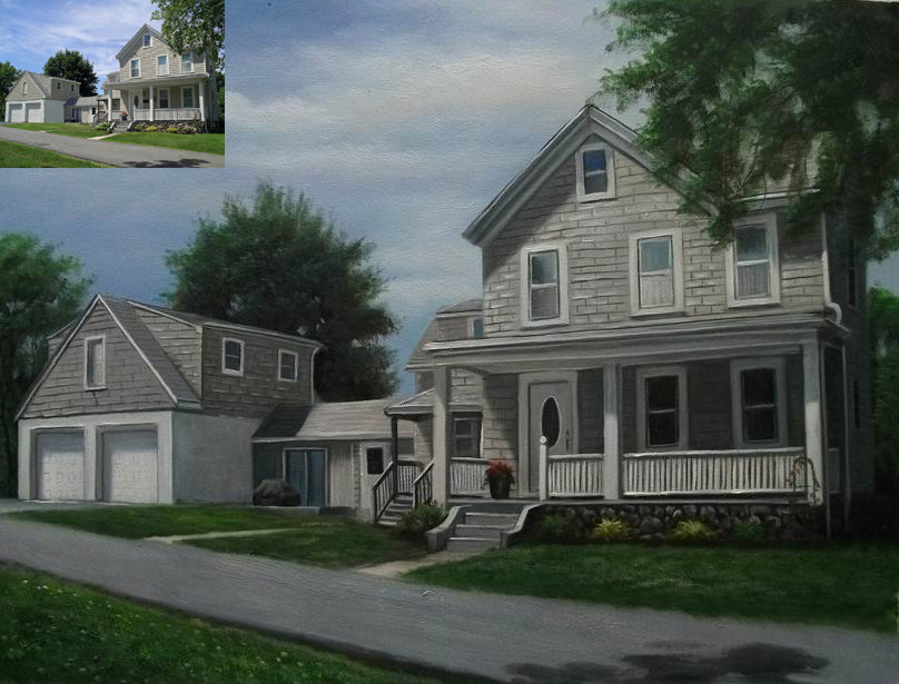 Photo to Custom Oil Painting (Ship with Gallery Wrap)