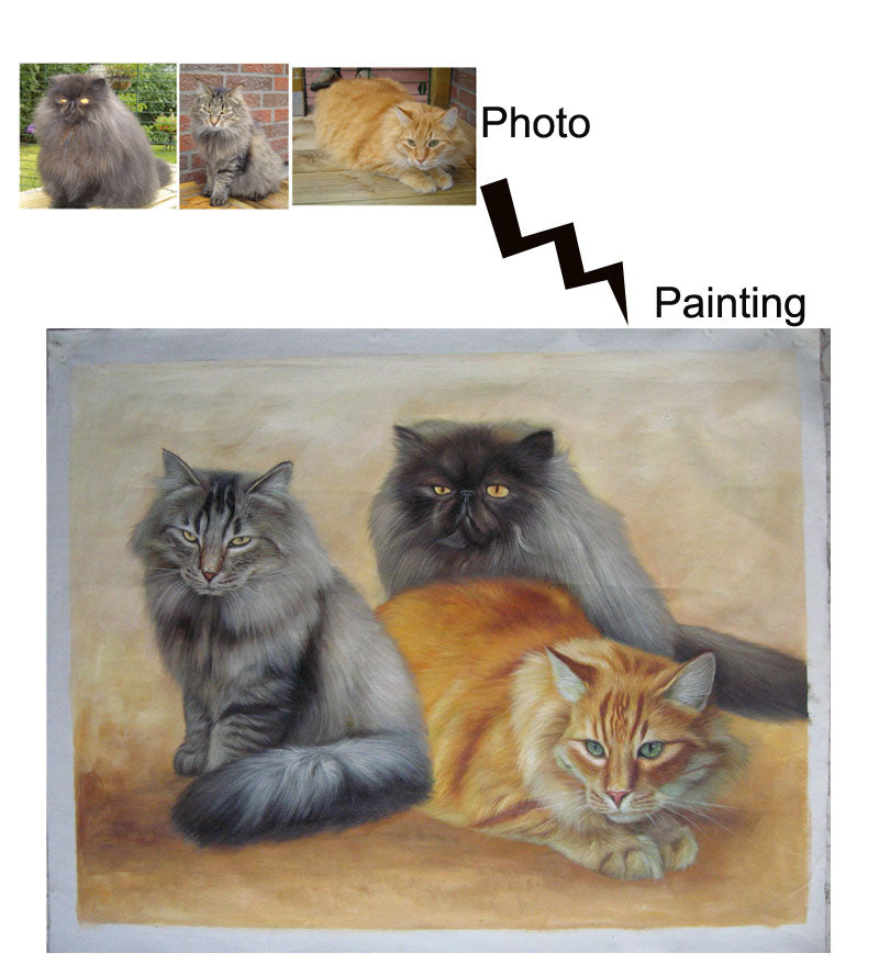 Photo to Custom Oil Painting (Ship with Gallery Wrap)